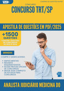 Apostila de Questões para Concurso Analista Judiciario Medicina Do Trabalho Trt Sp 2025 - Mais de 1.500 Questões