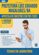 Apostila de Questões para Concurso Tecnico Em Laboratorio da Prefeitura Luis Eduardo Magalhaes Ba 2025 - Mais de 1.500 Questões