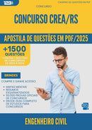 Apostila de Questões para Concurso Engenheiro Civil Crea Rs 2025 - Mais de 1.500 Questões