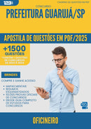 Apostila de Questões para Concurso Oficineiro da Prefeitura Guaruja Sp 2025 - Mais de 1.500 Questões