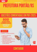 800 Questões Comentadas para Concurso Contador da Prefeitura Portao Rs 2025 - 800 Questões