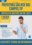 Apostila de Questões para Concurso Assistente Tecnico Em Enfermagem da Prefeitura Sao Jose Dos Campos Sp 2025 - Mais de 1.500 Questões