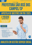 Apostila de Questões para Concurso Analista Em Gestao Servico Social da Prefeitura Sao Jose Dos Campos Sp 2025 - Mais de 1.500 Questões