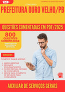 800 Questões Comentadas para Concurso Auxiliar De Servicos Gerais da Prefeitura Ouro Velho Pb 2025 - 800 Questões
