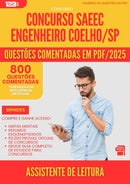 800 Questões Comentadas para Concurso Assistente De Leitura Saeec da Prefeitura Engenheiro Coelho Sp 2025 - 800 Questões