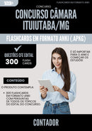 Flashcards para Concurso Contador Camara da Prefeitura Ituiutaba Mg 2025 - 300 Flashcards de Acordo com Edital