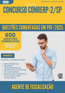 1000 Questões Comentadas para Concurso Agente De Fiscalizacao Conrerp 2 Sp 2025 - 600 Questões