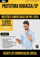 1000 Questões Comentadas para Concurso Agente De Comunicacao Social da Prefeitura Rubiacea Sp 2025 - 1000 Questões