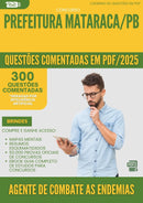 1000 Questões Comentadas para Concurso Agente De Combate As Endemias da Prefeitura Mataraca Pb 2025 - 400 Questões