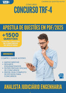 Apostila de Questões para Concurso Analista Judiciario Engenharia Eletrica Trf 4 2025 - Mais de 1.500 Questões
