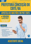 Apostila de Questões para Concurso Assistente Social da Prefeitura Conceicao Do Coite Ba 2025 - Mais de 1.500 Questões