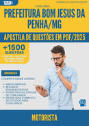 Apostila de Questões para Concurso Motorista da Prefeitura Bom Jesus Da Penha Mg 2025 - Mais de 1.500 Questões