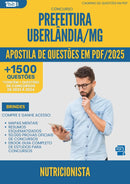 Apostila de Questões para Concurso Nutricionista da Prefeitura Uberlandia Mg 2025 - Mais de 1.500 Questões