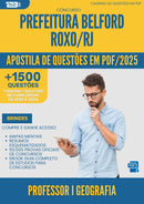 Apostila de Questões para Concurso Professor I Geografia da Prefeitura Belford Roxo Rj 2025 - Mais de 1.500 Questões