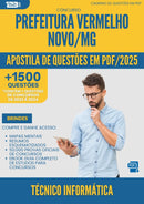 Apostila de Questões para Concurso Tecnico Informatica da Prefeitura Vermelho Novo Mg 2025 - Mais de 1.500 Questões