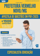 Apostila de Questões para Concurso Especialista Educacao da Prefeitura Vermelho Novo Mg 2025 - Mais de 1.500 Questões