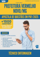 Apostila de Questões para Concurso Tecnico Enfermagem da Prefeitura Vermelho Novo Mg 2025 - Mais de 1.500 Questões