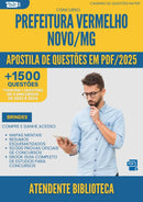 Apostila de Questões para Concurso Atendente Biblioteca da Prefeitura Vermelho Novo Mg 2025 - Mais de 1.500 Questões