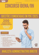 200 Questões Comentadas para Concurso Analista Administrativo Direito Idema Rn 2025 - 200 Questões