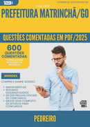 600 Questões Comentadas para Concurso Pedreiro da Prefeitura Matrincha Go 2025 - 600 Questões