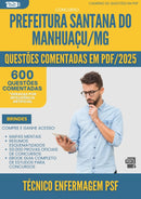 600 Questões Comentadas para Concurso Tecnico Enfermagem Psf Santana Do da Prefeitura Manhuacu Mg 2025 - 600 Questões
