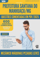 600 Questões Comentadas para Concurso Mecanico Maquinas Pesadas Leves Santana Do da Prefeitura Manhuacu Mg 2025 - 600 Questões