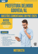 600 Questões Comentadas para Concurso Motorista da Prefeitura Delmiro Gouveia Al 2025 - 600 Questões