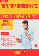 800 Questões Comentadas para Concurso Motorista da Prefeitura Bombinhas Sc 2025 - 800 Questões