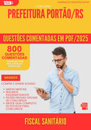 800 Questões Comentadas para Concurso Fiscal Sanitario da Prefeitura Portao Rs 2025 - 800 Questões