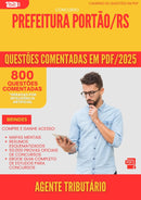 800 Questões Comentadas para Concurso Agente Tributario da Prefeitura Portao Rs 2025 - 800 Questões