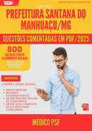 800 Questões Comentadas para Concurso Medico Psf Santana Do da Prefeitura Manhuacu Mg 2025 - 800 Questões