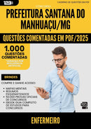 1000 Questões Comentadas para Concurso Enfermeiro Santana Do da Prefeitura Manhuacu Mg 2025 - 1000 Questões