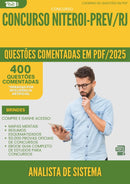 400 Questões Comentadas para Concurso Analista De Sistema da Prefeitura Niteroi Prev Rj 2025 - 200 Questões