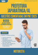 600 Questões Comentadas para Concurso Motorista da Prefeitura Japaratinga Al 2025 - 600 Questões