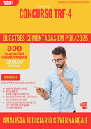 800 Questões Comentadas para Concurso Analista Judiciario Governanca E Gestao De Ti Trf 4 2025 - 800 Questões