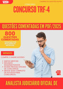 800 Questões Comentadas para Concurso Analista Judiciario Oficial De Justica Trf 4 2025 - 800 Questões