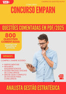 800 Questões Comentadas para Concurso Analista Gestao Estrategica Emparn 2025 - 800 Questões