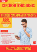 800 Questões Comentadas para Concurso Analista Administrativo Arquivista Trensurb Rs 2025 - 800 Questões