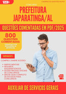 800 Questões Comentadas para Concurso Auxiliar De Servicos Gerais da Prefeitura Japaratinga Al 2025 - 800 Questões