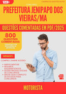 800 Questões Comentadas para Concurso Motorista da Prefeitura Jenipapo Dos Vieiras Ma 2025 - 800 Questões