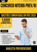 1000 Questões Comentadas para Concurso Analista Previdenciario da Prefeitura Niteroi Prev Rj 2025 - 1000 Questões