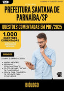 1000 Questões Comentadas para Concurso Biologo Santana De da Prefeitura Parnaiba Sp 2025 - 1000 Questões
