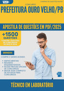 Apostila de Questões para Concurso Tecnico Em Laboratorio da Prefeitura Ouro Velho Pb 2025 - Mais de 1.500 Questões