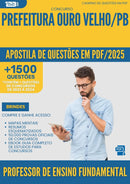 Apostila de Questões para Concurso Professor De Ensino Fundamental da Prefeitura Ouro Velho Pb 2025 - Mais de 1.500 Questões