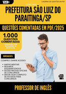 1000 Questões Comentadas para Concurso Professor De Ingles da Prefeitura Sao Luiz Do Paraitinga Sp 2025 - 1000 Questões