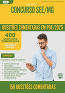 400 Questões Comentadas para Concurso 150 Questoes Comentadas See Mg 2025 - 400 Questões
