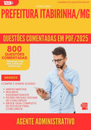 800 Questões Comentadas para Concurso Agente Administrativo da Prefeitura Itabirinha Mg 2025 - 800 Questões