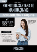 Flashcards para Concurso Pedagogo Santana Do da Prefeitura Manhuacu Mg 2025 - 300 Flashcards de Acordo com Edital