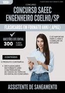 Flashcards para Concurso Assistente De Saneamento Saeec da Prefeitura Engenheiro Coelho Sp 2025 - 300 Flashcards de Acordo com Edital