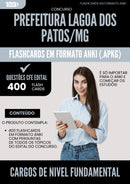 Flashcards para Concurso Cargos De Nivel Fundamental da Prefeitura Lagoa Dos Patos Mg 2025 - 400 Flashcards de Acordo com Edital